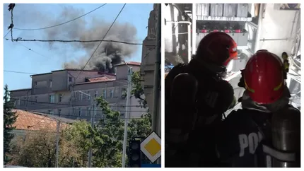 Incendiu la maternitatea ”Cuza Vodă” din Iași! A fost activat Planul Roșu de Intervenție. Pacienții și personalul, evacuați VIDEO