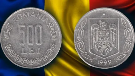 Moneda de 500 de lei din 1999, vândută la un preț colosal! Doritorii trebuie să dețină o mică avere pentru a o avea în colecție