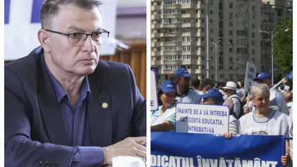 Sindicalistul din Educație care încasează 30.000 de lei pe lună, furios din cauza tăierii sporurilor. Anunță GREVĂ generală