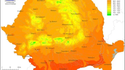 Luna trecută, de foc pentru România. Călduri record, stres termic extrem și furtuni violente