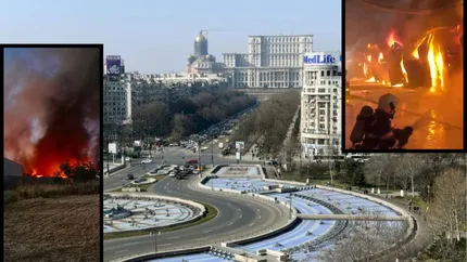 Bucureștiul sub poluare intensă: Miros de fum în oraș, după incendiul din Dragonul Roșu. Ce zone sunt afectate