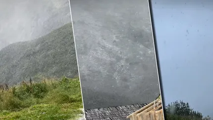 Ninsoare în luna august! Imaginile neobișnuite surprinse la final de vară în Maramureș