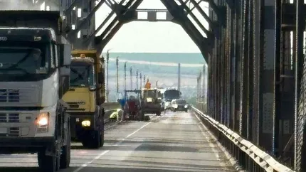 Traficul spre Bulgaria pe DN 5 Giurgiu-Ruse, îngreunat din cauza reparațiilor la Podul Prieteniei