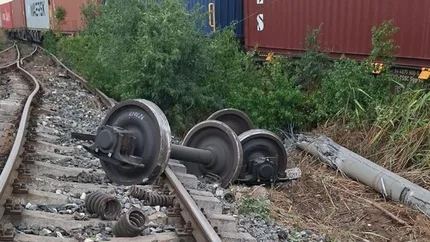 Sindicaliștii CFR critică Guvernul Bolojan, în urma deraierii de azi de la Agigea. „Pe aceiaşi cale ferată circulă şi trenurile de călători”