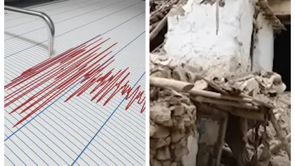 Cutremur puternic în noaptea de duminică spre luni. Peste 800 de persoane au murit și peste 2500 au fost rănite UPDATE