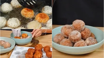 Gogoși cu iaurt pufoase, desertul super-rapid de care te îndrăgosteşti de la prima îmbucătură