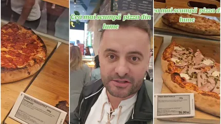 În Aeroportul Otopeni, o felie de pizza costă cât mâncarea pe o zi întreagă. Reacţiile internauţilor: Merge și cu credit ipotecar?/Se vinde cu tot cu biletul de avion?
