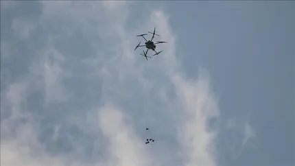 Sistemele de apărare antiaeriană au monitorizat două ținte care au evoluat în zona de frontieră