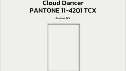 wk Pantone: „Cloud Dancer”, culoarea anului 2026. Ce semnifică albul în contextul global actual