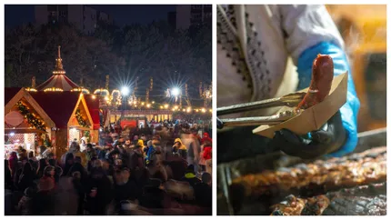 Cât costă un cârnat și un vin fiert la târgul de Crăciun din Drumul Taberei
