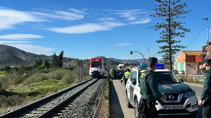 Spania: Un tren de navetiști s-a izbit de o macara în apropiere de Cartagena, mai mulți răniți ușor