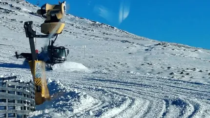 Drumul către Cota 1400 din Sinaia, închis temporar din cauza zăpezii