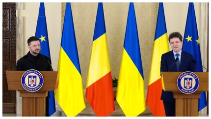Nicușor Dan și Volodimir Zelenski au semnat declarația de parteneriat strategic la București