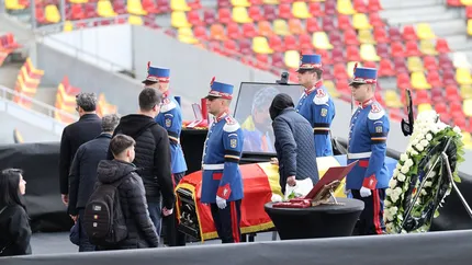 Slujba de înmormântare a lui Mircea Lucescu, oficiată la Biserica Sfântul Elefterie, din Capitală