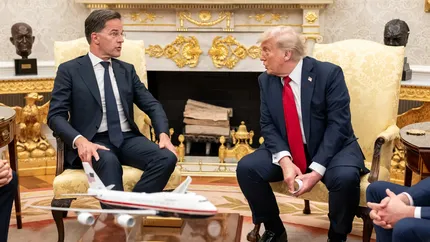 Donald Trump critică NATO, în timp ce Rutte, șeful alianței, descrie întâlnirea drept „foarte sinceră”