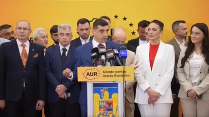 George Simion anunță că AUR nu va susține Guvernul Veștea. Premierul desemnat, invitat la sediul partidului până la ora 20:00