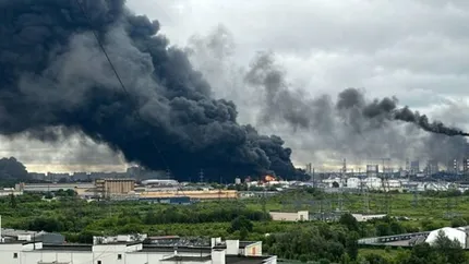 Ucraina atacă din nou o rafinărie din Moscova