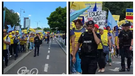 Sindicaliștii din educație protestează miercuri la București: Noua lege a salarizării „condamnă” profesorii la sărăcie