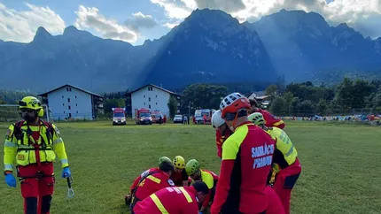 Tragedie în Bucegi, o alpinistă a murit după ruperea unei corzi de asigurare, trei persoane au fost rănite