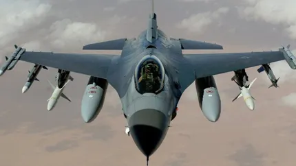 Alertă aeriană în județul Tulcea. MApN a ridicat două avioane F-16 și un elicopter Puma SOCAT