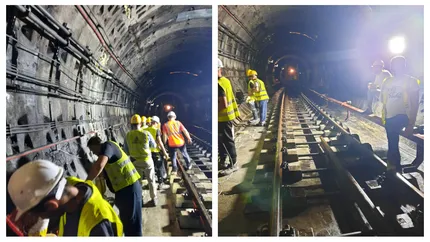 Metrorex: Circulația trenurilor de metrou pe Magistrala 1 a fost reluată joi dimineața, inclusiv în stația Piața Victoriei 2