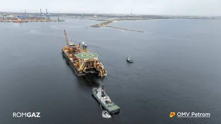 Etapă-cheie pentru Neptun Deep: OMV Petrom și Romgaz au instalat platforma offshore care va produce gaze din Marea Neagră