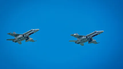 O dronă a pătruns în spațiul aerian al României și a fost doborâtă de un F-18 spaniol în județul Galați
