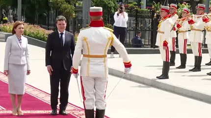 Nicușor Dan este în Republica Moldova de Ziua Independenței. Întâlnire trilaterală cu Maia Sandu și Volodimir Zelenski