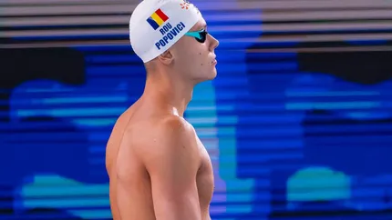 David Popovici, din nou regele Europei la 100 m liber! Al treilea titlu consecutiv, cu record al competiției