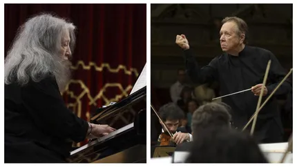 Filarmonica George Enescu deschide stagiunea 2026-2027 cu Martha Argerich și Mikhail Pletnev