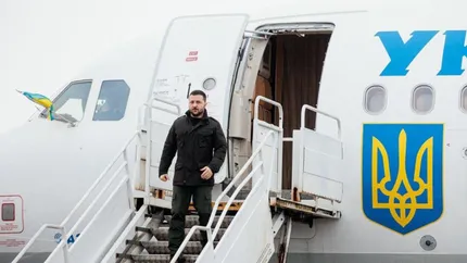 Avionul lui Zelenski, ținut la sol de o dronă rusească în Republica Moldova. Spațiul aerian, închis temporar