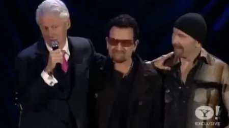 Super-concert U2 pentru Fundaţia Clinton VIDEO