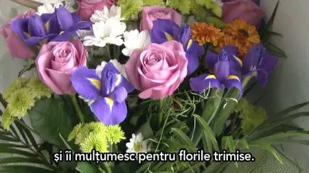 Poliţista înjunghiată în timpul misiunii a primit flori de la Traian Băsescu VIDEO