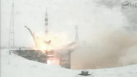 O capsulă Soyuz a fost lansată luni către Staţia Spaţială Internaţională