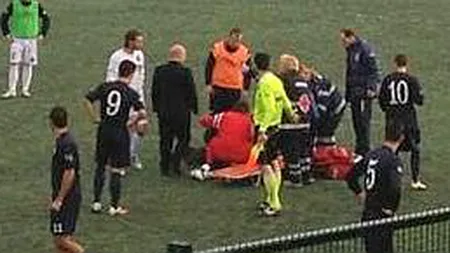 Un fotbalist român, la un pas de moarte într-un meci din liga a cincea italiană