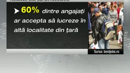 Pe timp de criză, angajaţii români acceptă şi relocarea