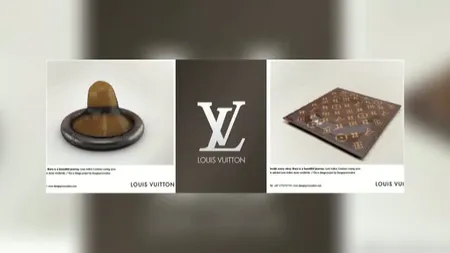 Louis Vuitton, ultima fiţă în materie de prezervative VIDEO