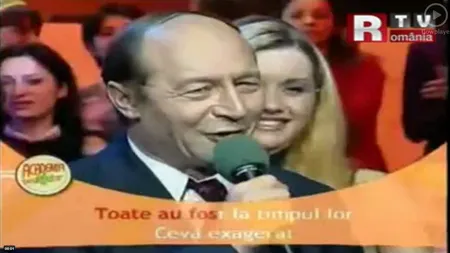 Cine cântă mai prost? Băsescu, Geoană, Boc sau Iliescu? VIDEO