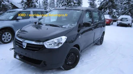 Dacia Lodgy, în zăpadă GALERIE FOTO