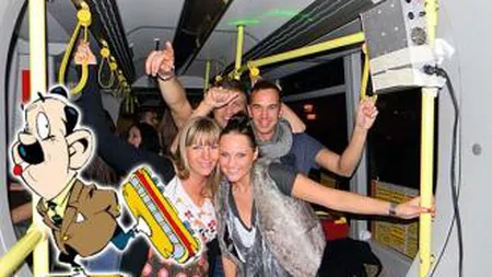 Noua modă în materie de clubbing: Petrecerile în tramvai GALERIE FOTO