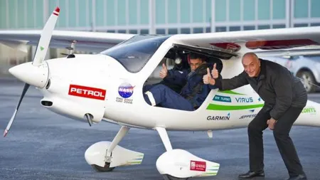 Un biolog zboară în jurul lumii într-un avion eco, Pipistrel, de numai 290 kilograme VIDEO