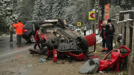 ACCIDENTUL LUI ŞERBAN HUIDU: Simulare cu maşini de teren la Timişul de Sus