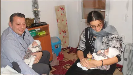 Fosta stareţă şi gemenele, în casă nouă VIDEO