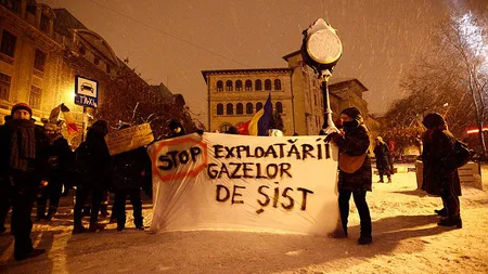 Protest internaţional împotriva metodei de fracţionare în extracţia gazelor de şist în România