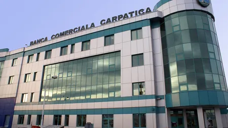Banca Carpatica a avut anul trecut pierderi de 31,5 milioane lei, în scadere cu 80%