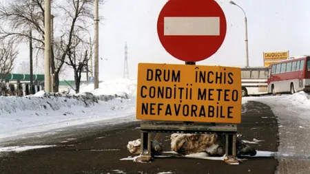 80 de drumuri judeţene blocate, 71 de localităţi izolate