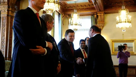 Delegaţia FMI discută cu preşedintele Traian Băsescu la Cotroceni