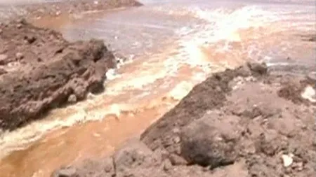 Inundaţii devastatoare în deşertul Atacama din Chile VIDEO
