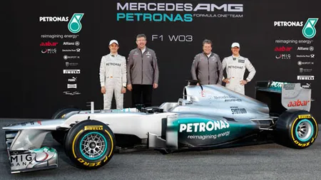 Mercedes şi-a prezentat noul monopost W03 FOTO şi VIDEO