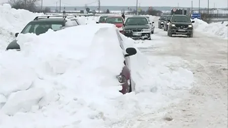 Nouă drumuri naţionale şi A2, parţial, sunt închise. VEZI drumurile blocate